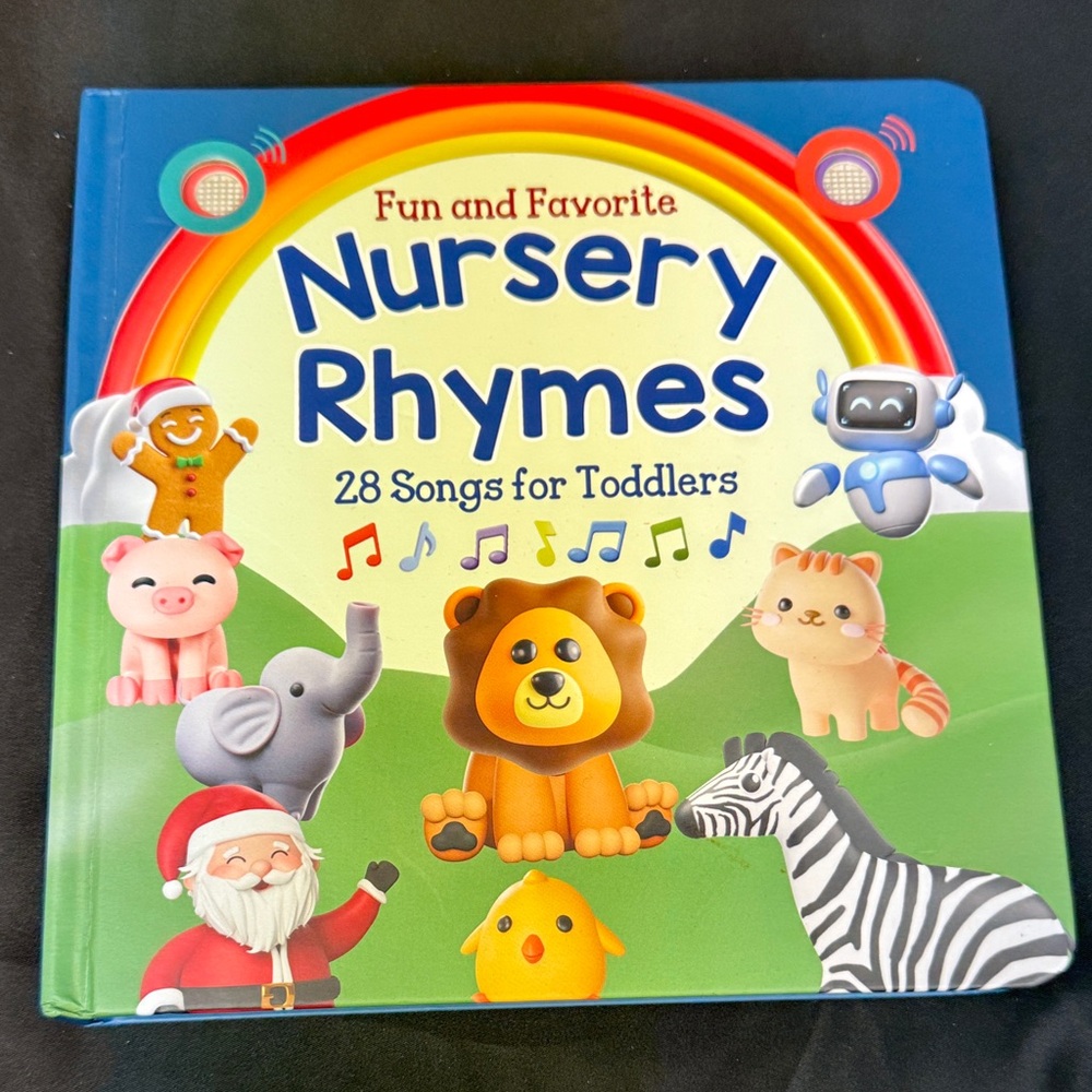 Fun and Favorite Nursery Rhymes Book for Toddlers 28 songs in the book